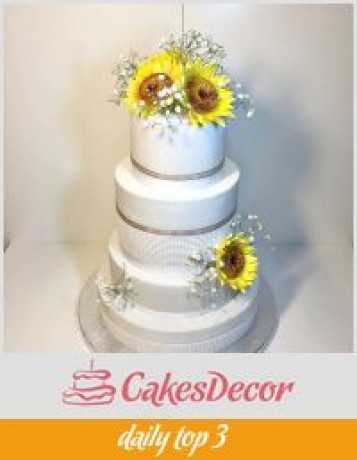 http://cakesdecor.com/cakes/289480-wedding-with-sunflowers